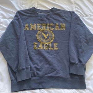 Blue graphic AE sweatshirt
